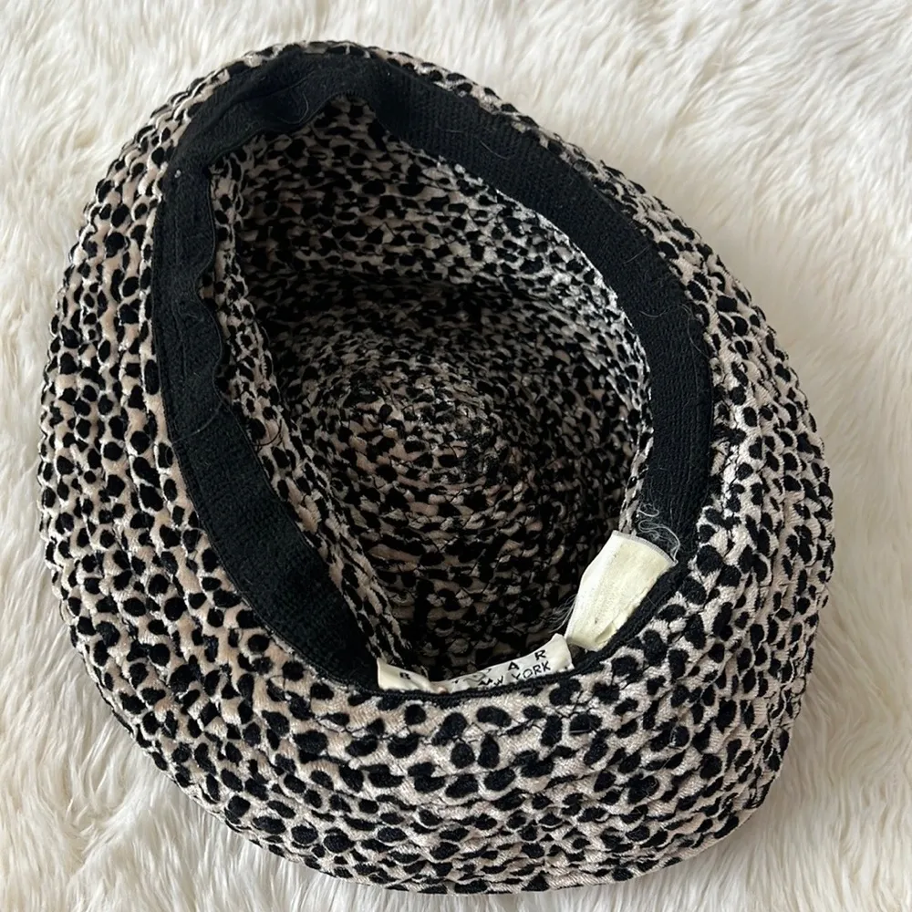 Vintage Leopard Bucket Hat Brown - Image 5