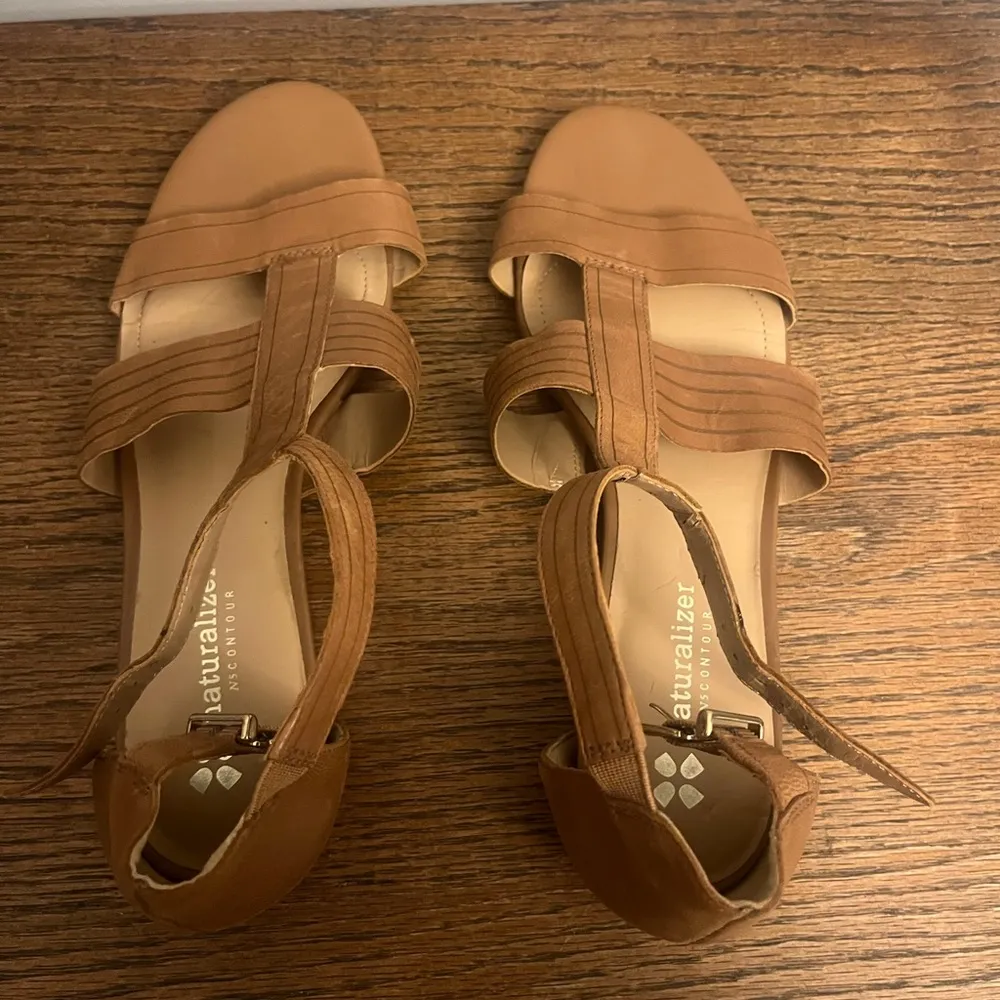 Naturalizer Longing Flat Sandal Brown comfortable & well-cushioned footbed 10W - Image 8