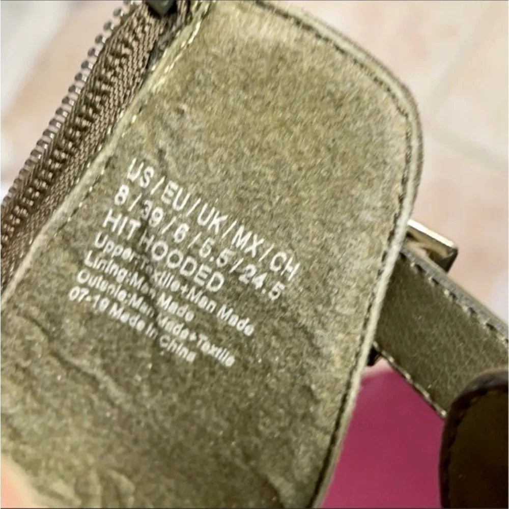 Kenneth Cole REACTION Women's Ankle Booties in army green size 8 - Image 3