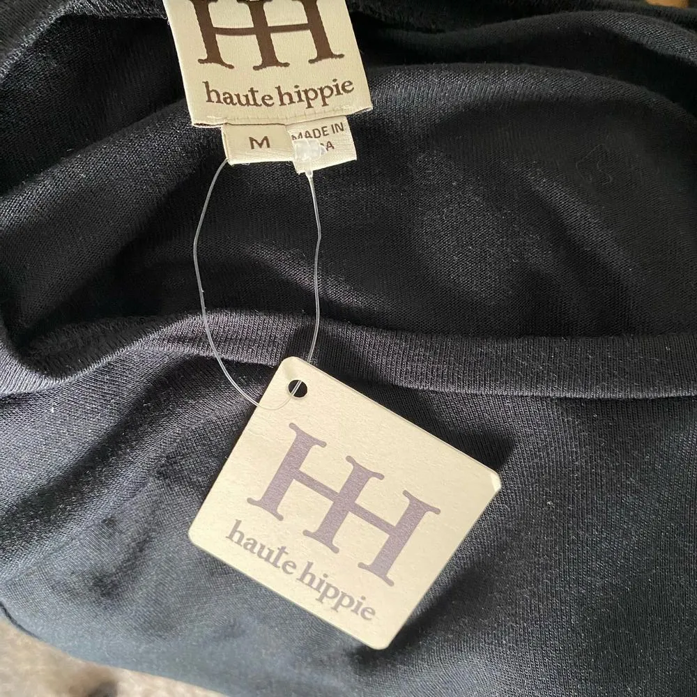 Haute Hippie sz M long‎ sleeve back cut out midi dress NWT - Image 6