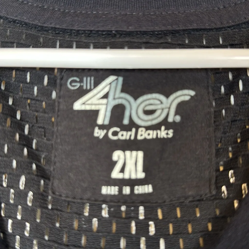 Vegas Golden Knights Hockey 4her by Carl Banks Jersey Top Size 2XL #5681 White - Image 6