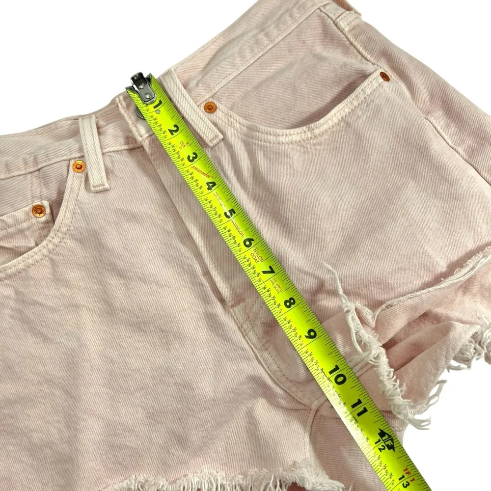 Levi’s Pink 501 Button Fly Denim Shorts‎ - Image 7