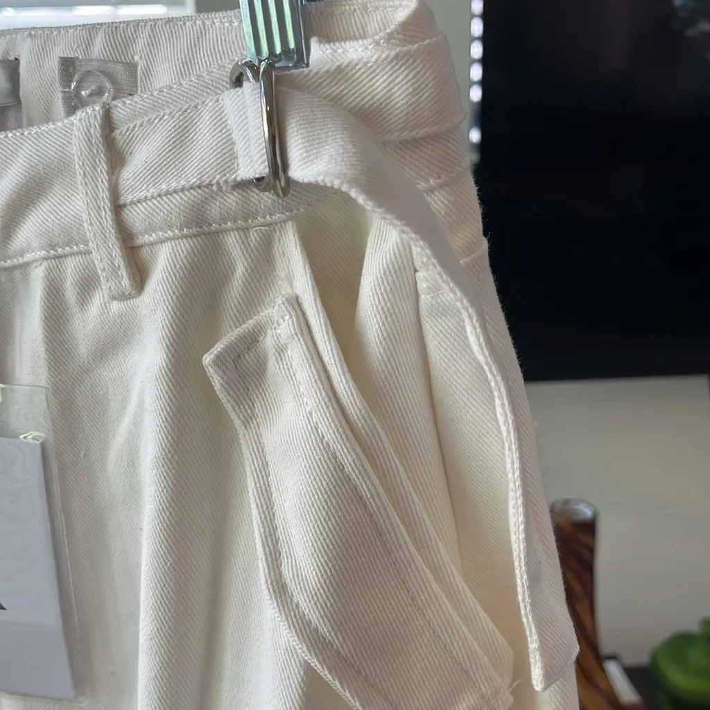 Maniére de Voir size 6 denim cargo pants NWT - Image 4