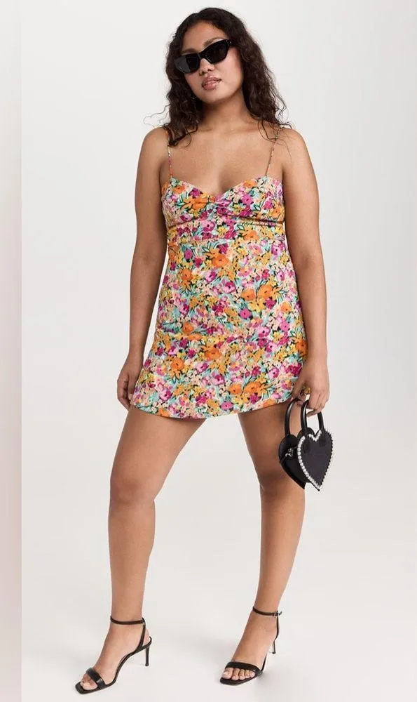FOR LOVE & LEMONS Deena Floral Mini Dress - Image 10