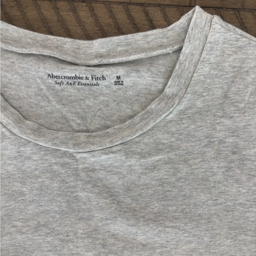Abercrombie & Fitch Light Gray Short Sleeve Tee - Image 2