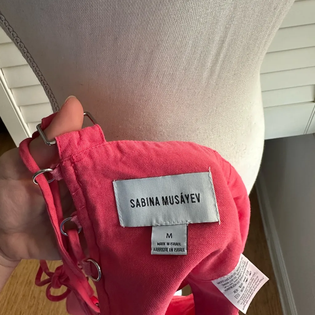 Sabina Musayev Pink Isla Top Size M - Image 5