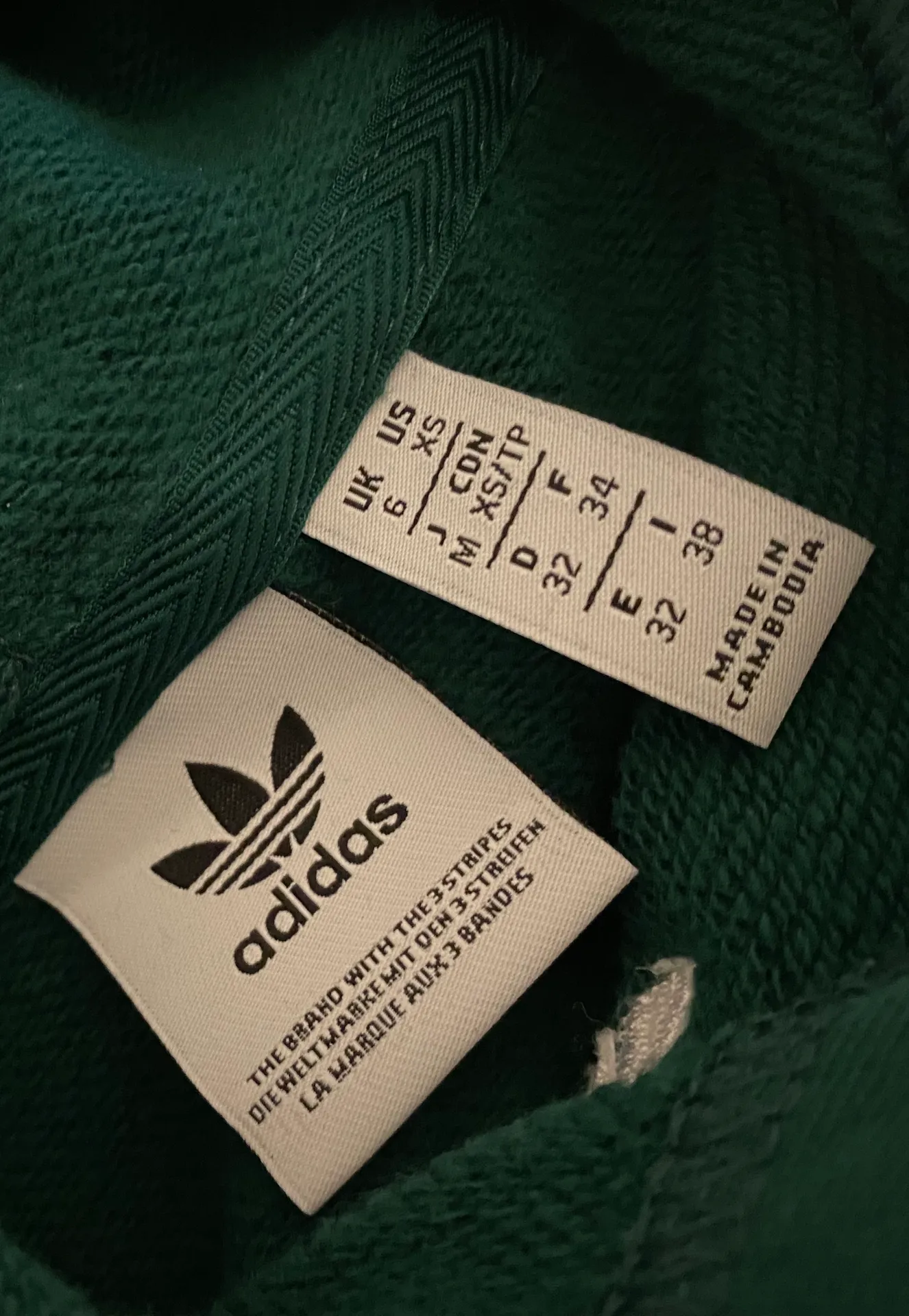 Orginals Cropped Green Hoodie - Image 5