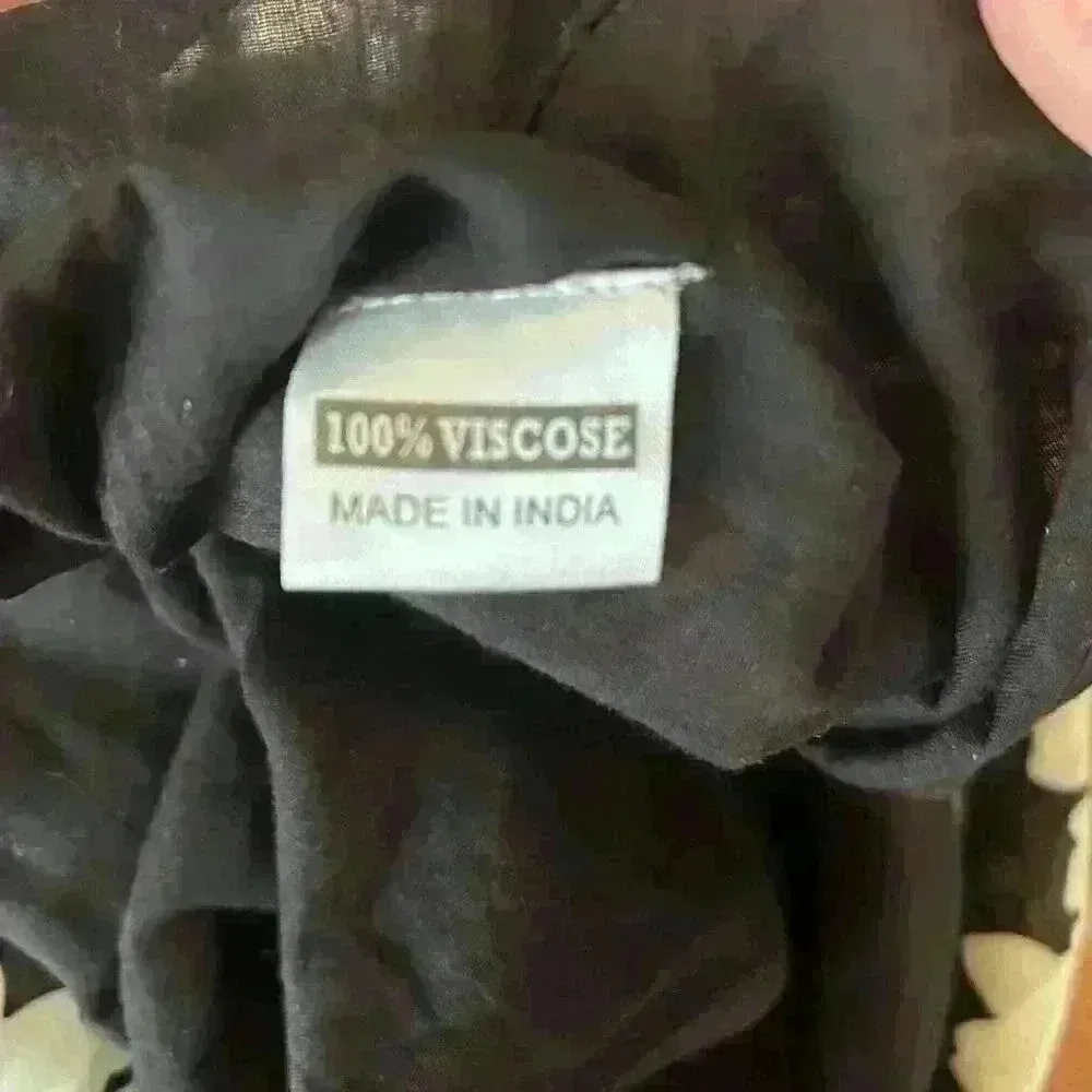 Olivia James The Label Lucy Mini Dress Exotica Black Luxury Size XS Party Dress - Image 9