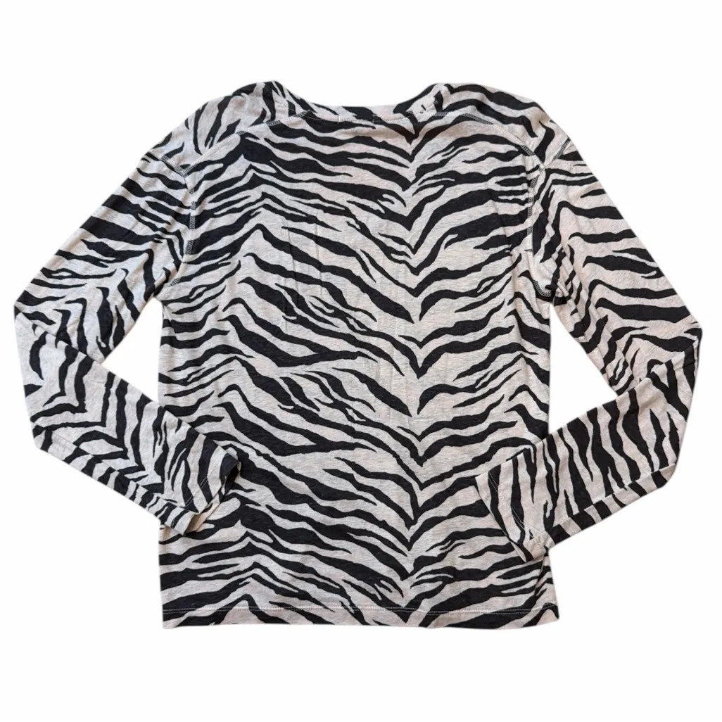 Rails Sami Ivory Tiger Stripe Long Sleeve Top - Image 2