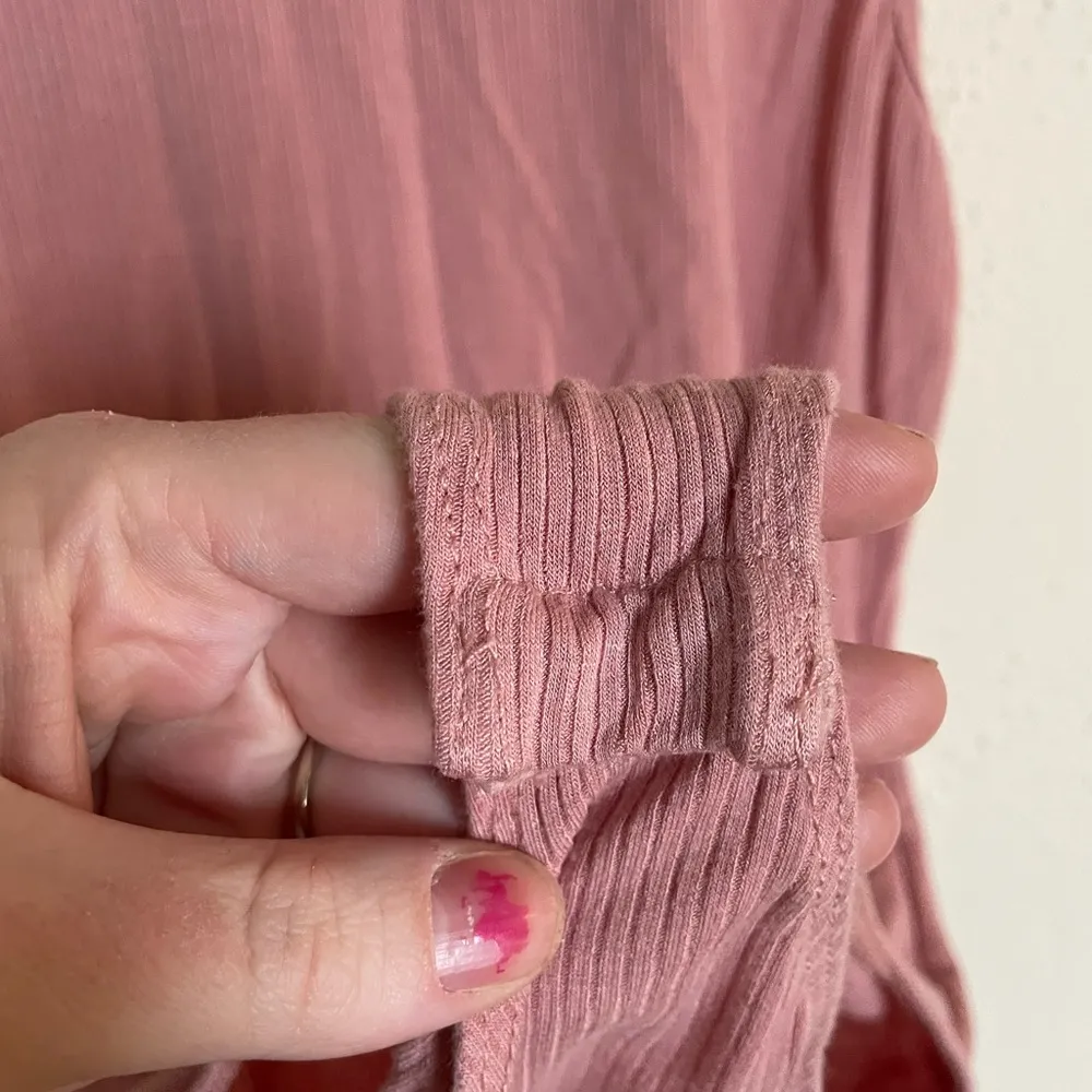 Ambiance Ribbed Bodysuit Pink Size M - Image 4