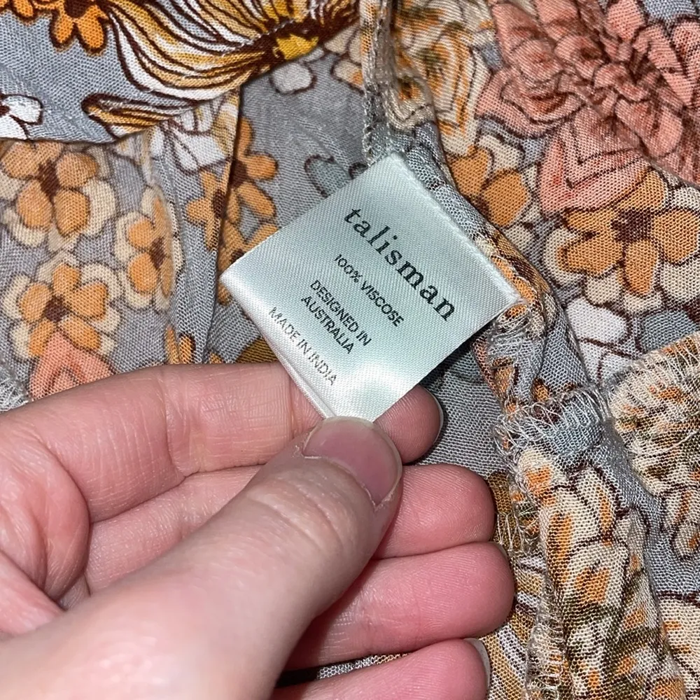 NWT talisman floral mini dress Blue Size XS - Image 4