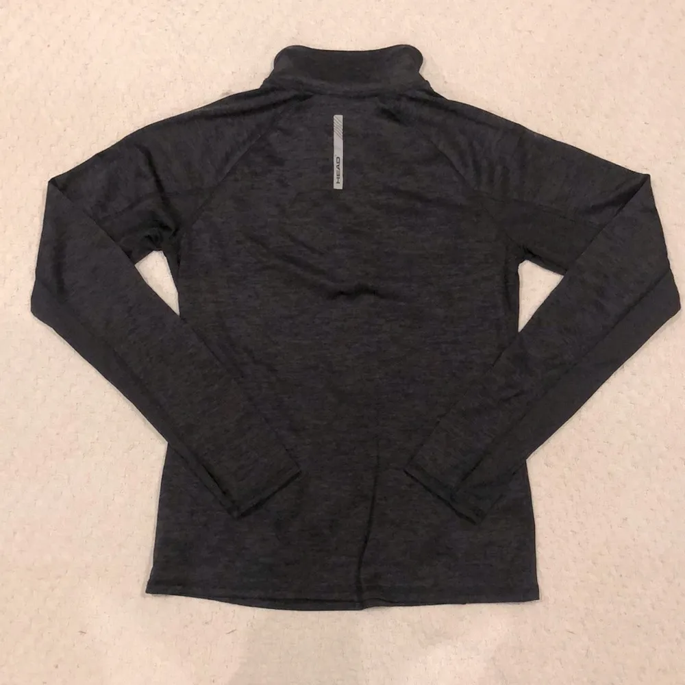 Head  Grey Half Zip Pullover Size XS - Image 2