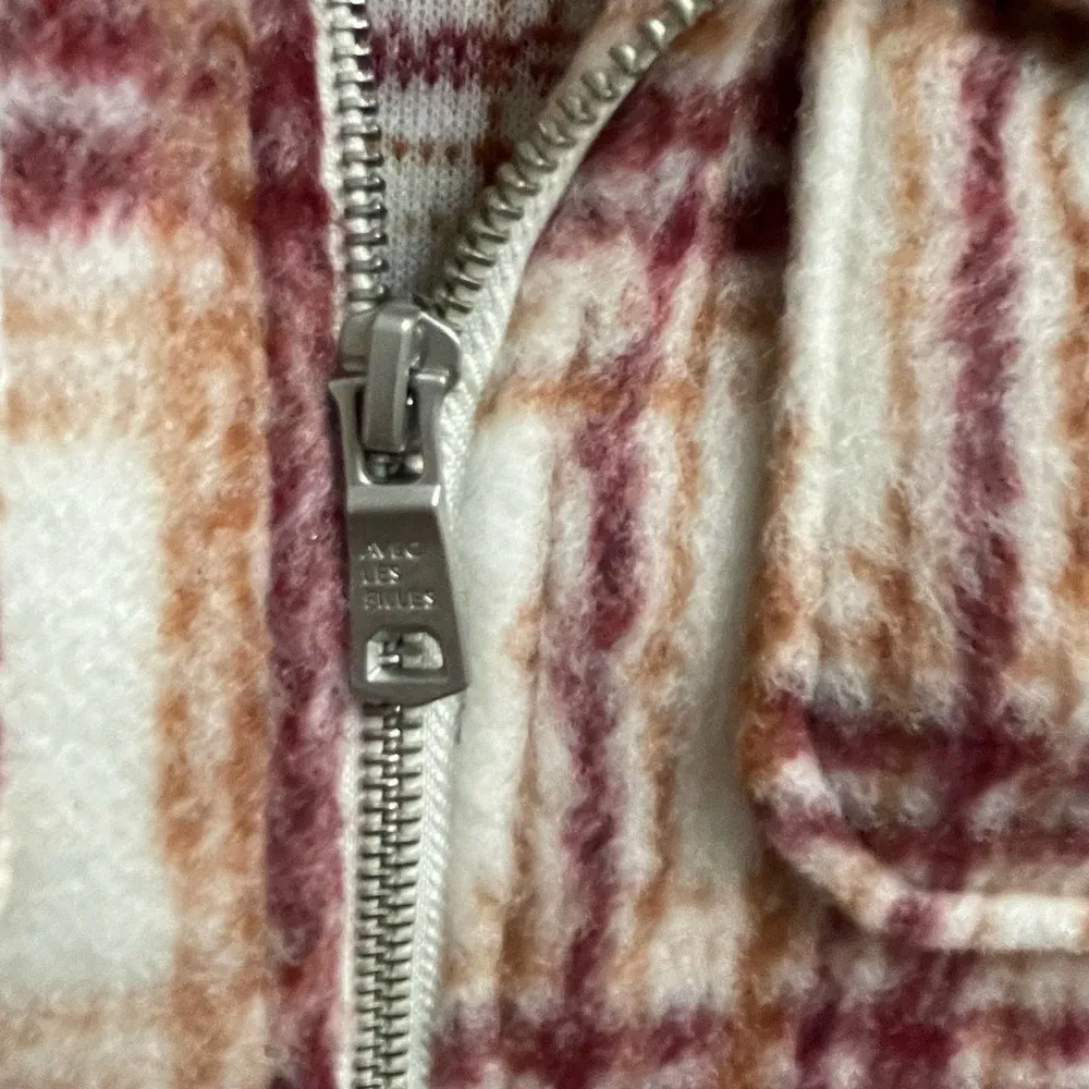 Avec Les Filles NWT Shacket Plaid Zip Up Size Small Plaid - Image 4