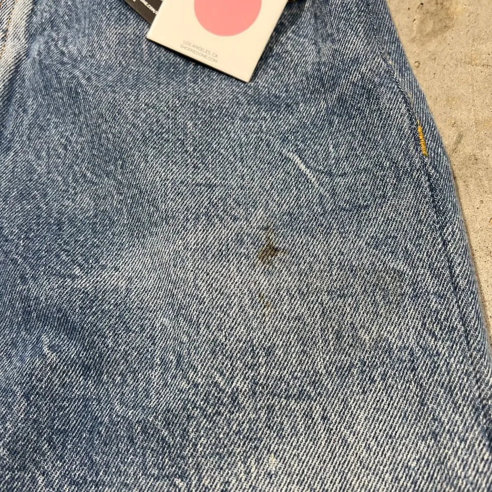 $943 NWT RE/DONE x LEVI'S Double Waisted Drainpipe Sz 25 - Image 5