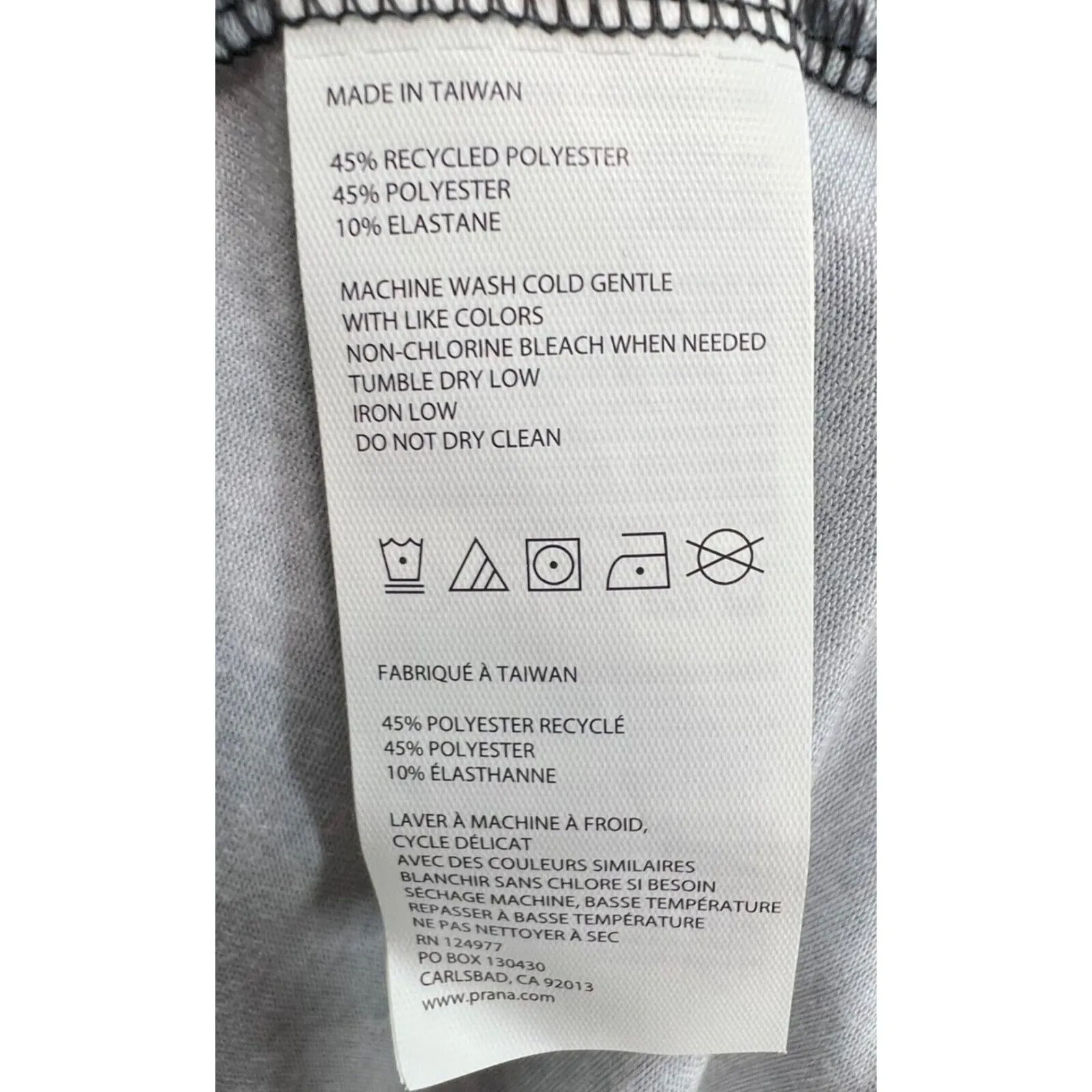 Prana Amelie Veeda Tank Dress M Gray Geometric Sleeveless V Neck Stretch Travel - Image 11