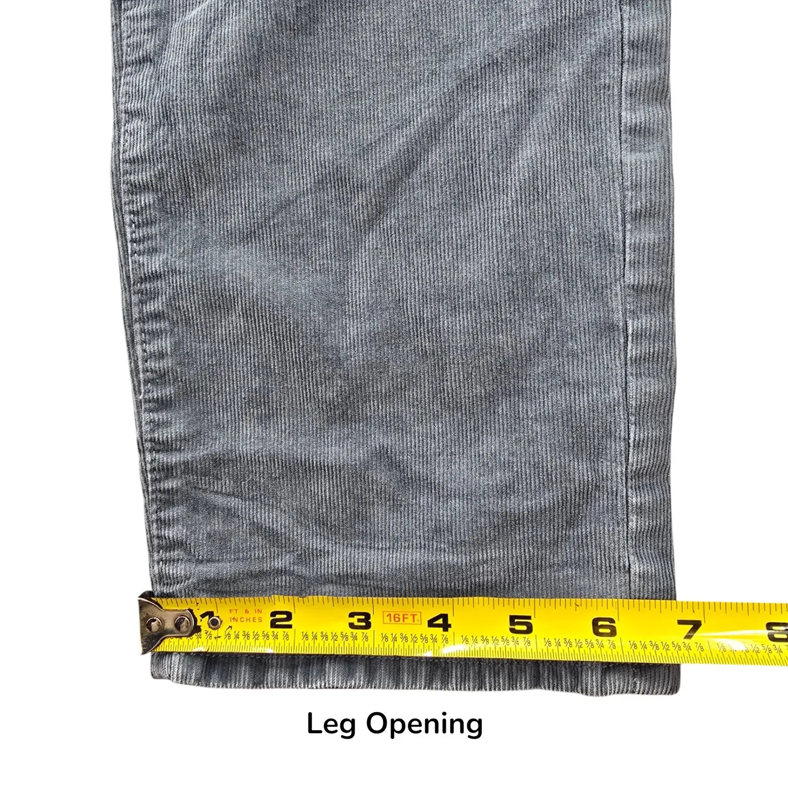 Blue Ribbed 90s Corduroy Y2K Vintage Boyfriend Slim Cotton Eddie Bauer Pants 12 - Image 10