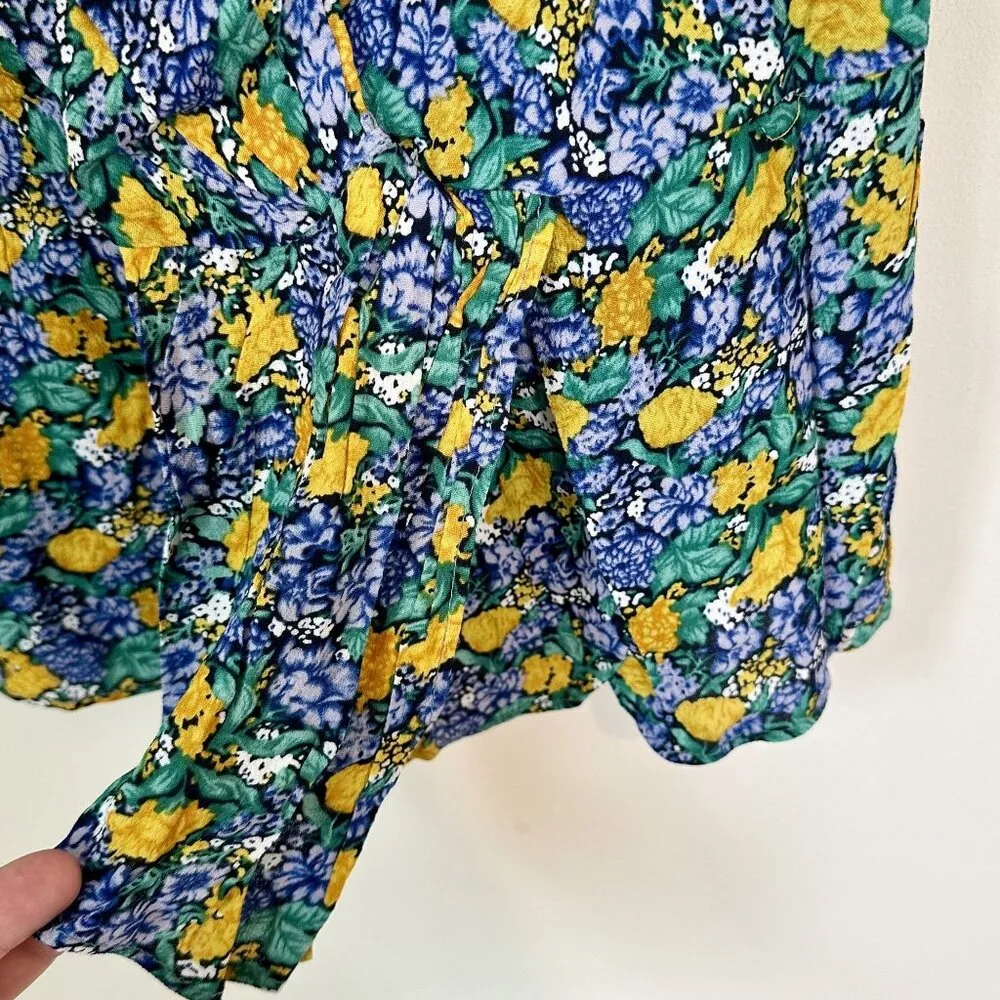 NWT See U Soon Floral V-Neck Tank Top - Size Small - Image 4