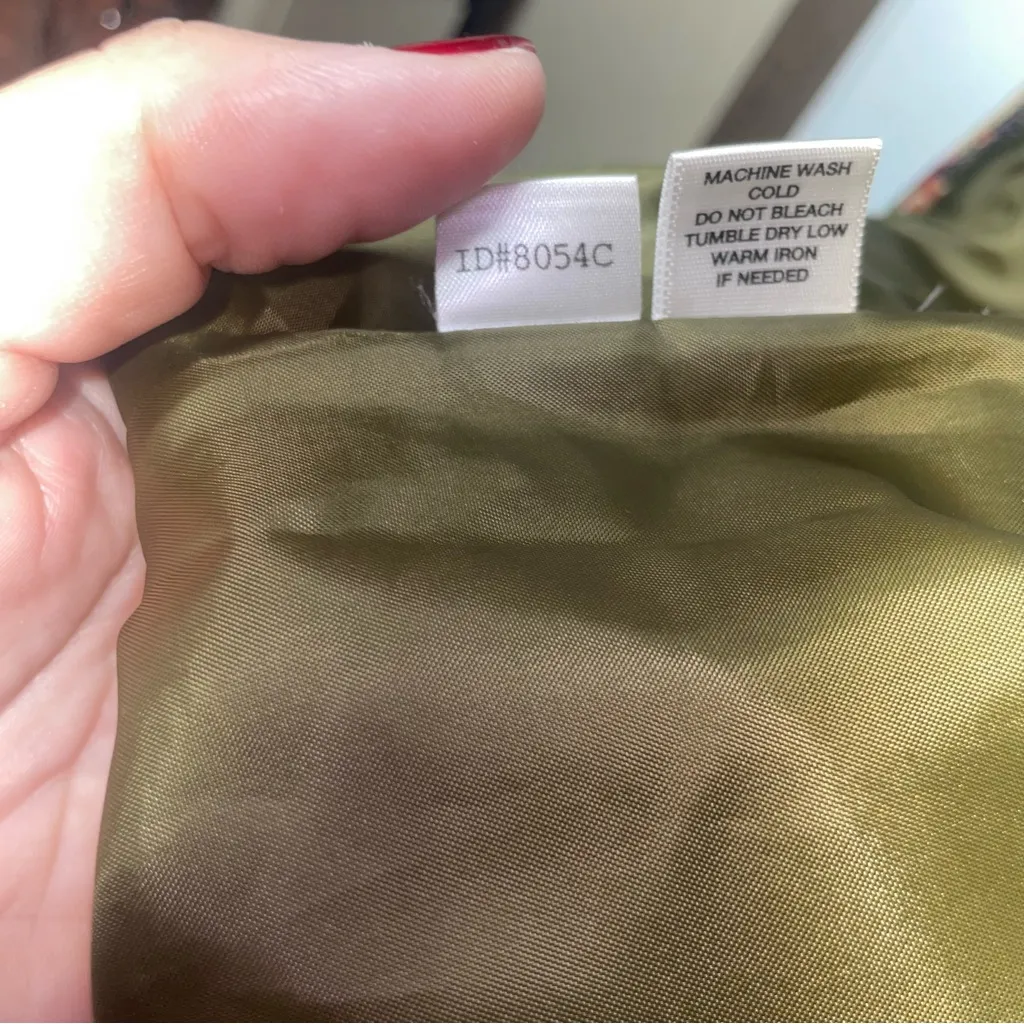 ATL Studio Size 8 Corduroy Fall Floral Button Blazer Jacket Business Casual Brown - Image 5