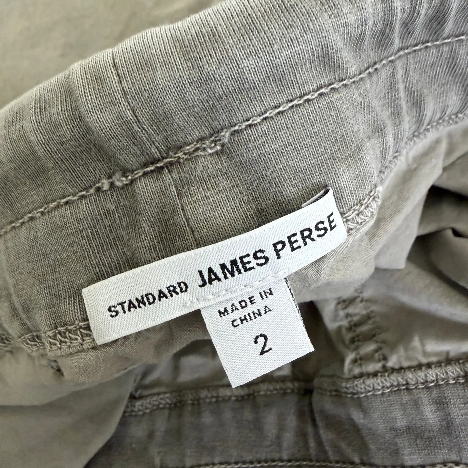 Standard James Perse Zip Pocket Utility Pants Size 2 Womens Cotton Crop 31x25.5 - Image 10