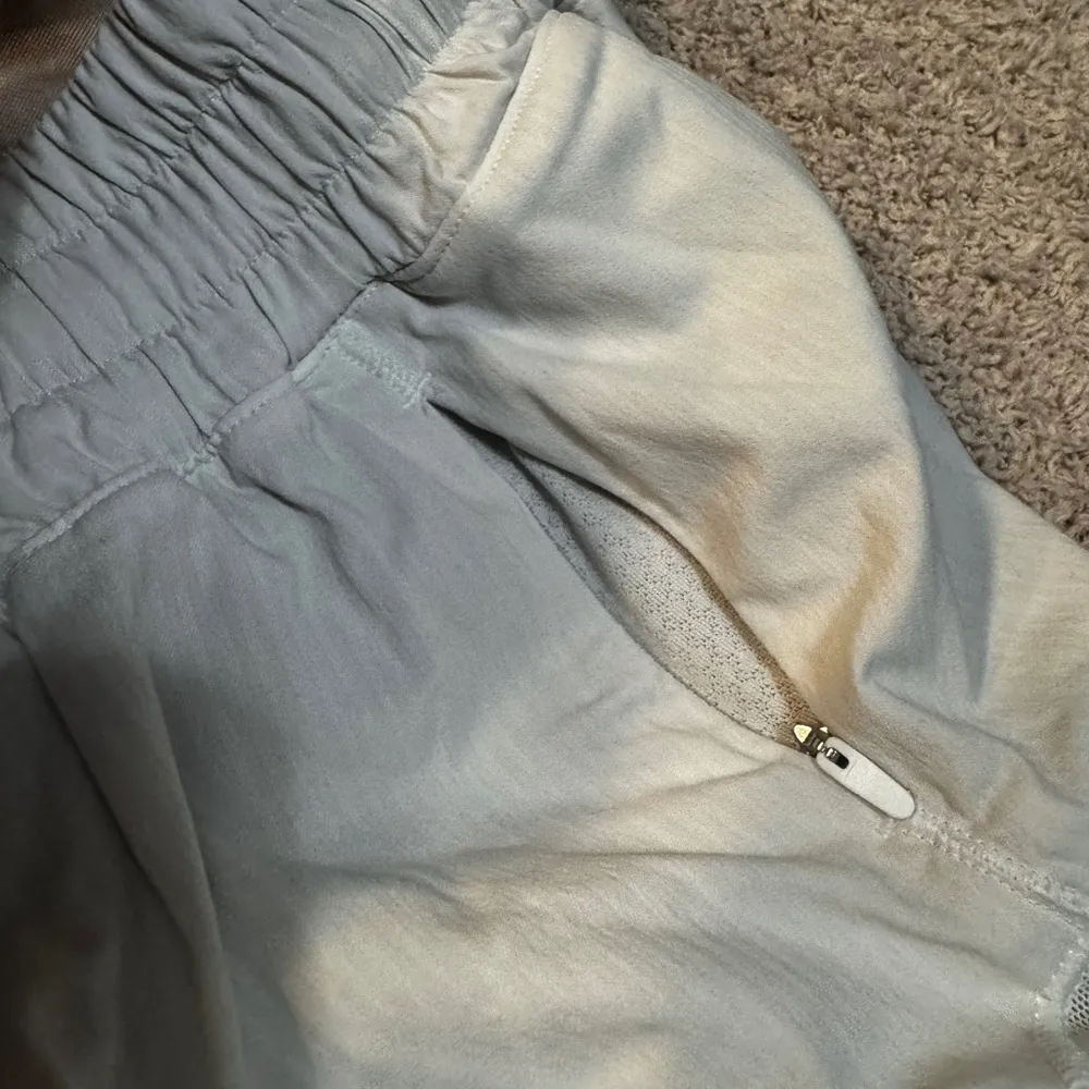 Lululemon hotty hot shorts like new sold out online! Size 10 light gray - Image 11