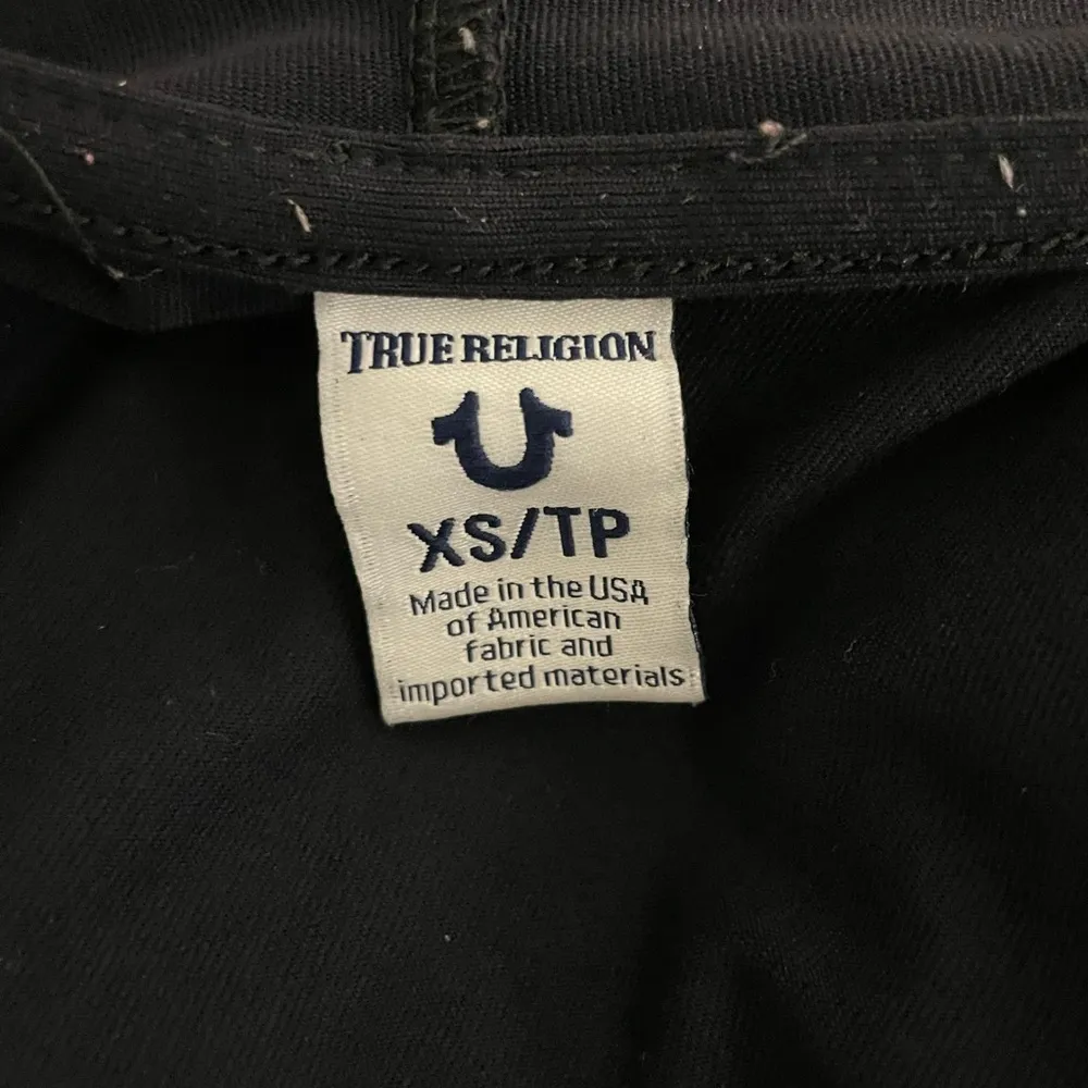 True religion cropped zip up jacket Black Size XS - Image 4