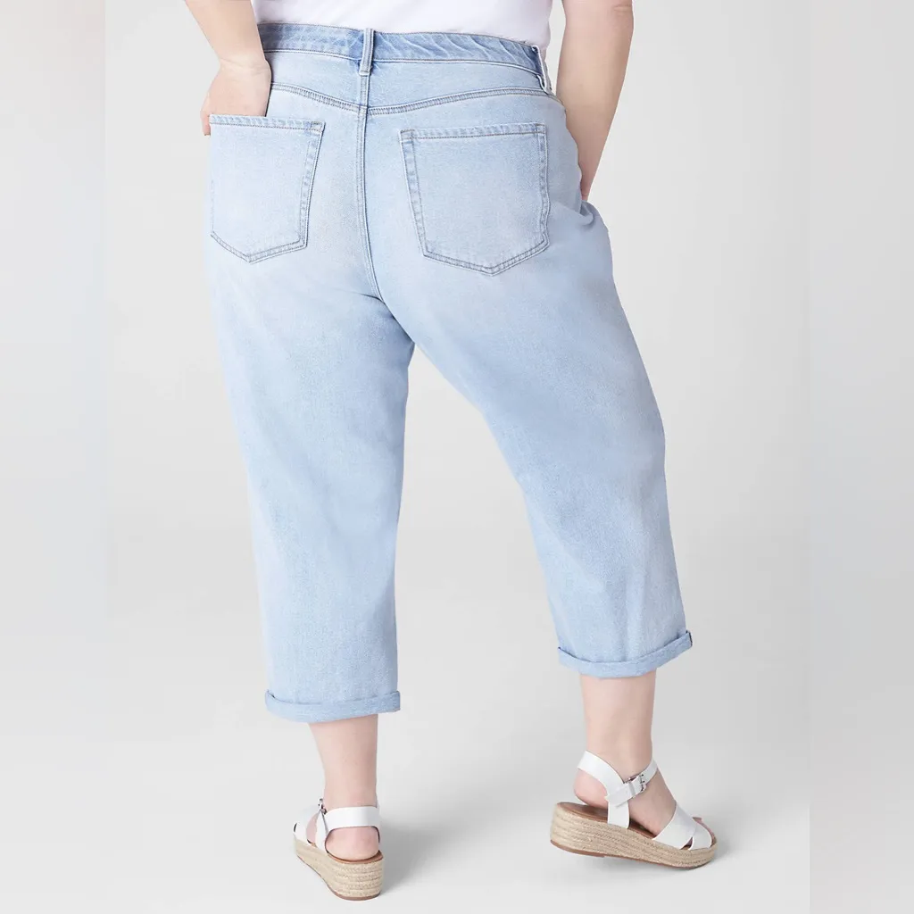 Lane Bryant Signature Fit Boyfriend Capri Jean NWT - Image 4