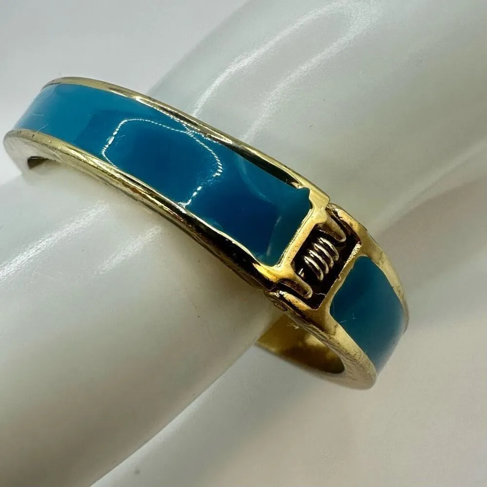 Blue and gold tone S monogram bracelet - Image 3