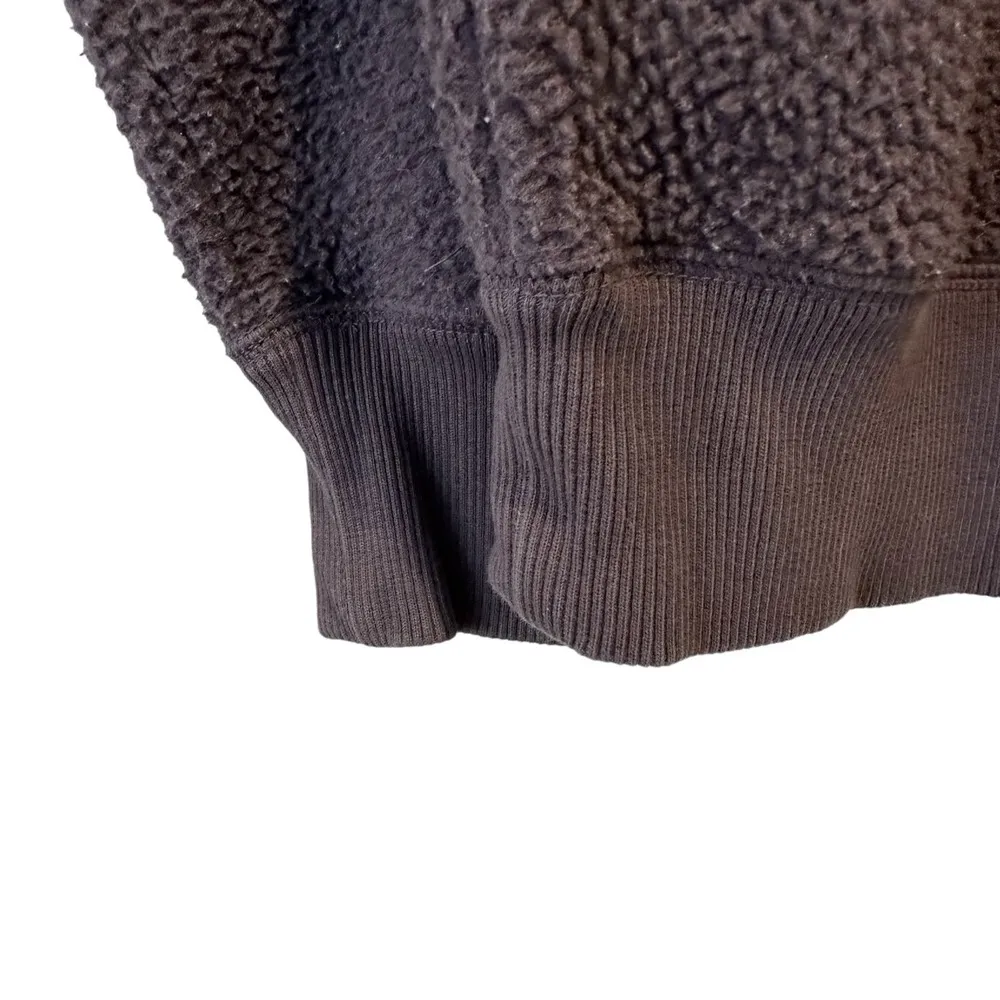 Everlane Renew Fleece Raglan Crewneck Sweatshirt In Pewter Gray - Image 9