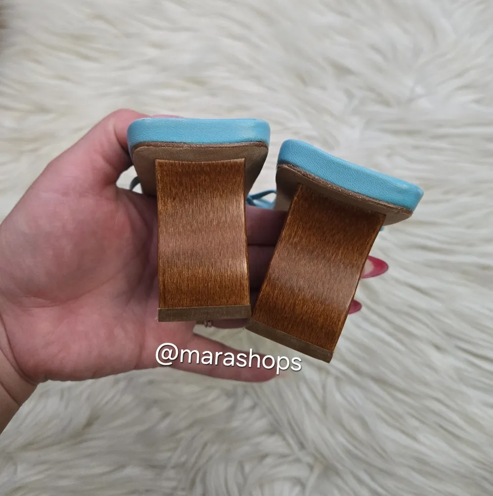 Rejina Pyo Wave Harley Sandal in Jewel Blue Size 9 - Image 5