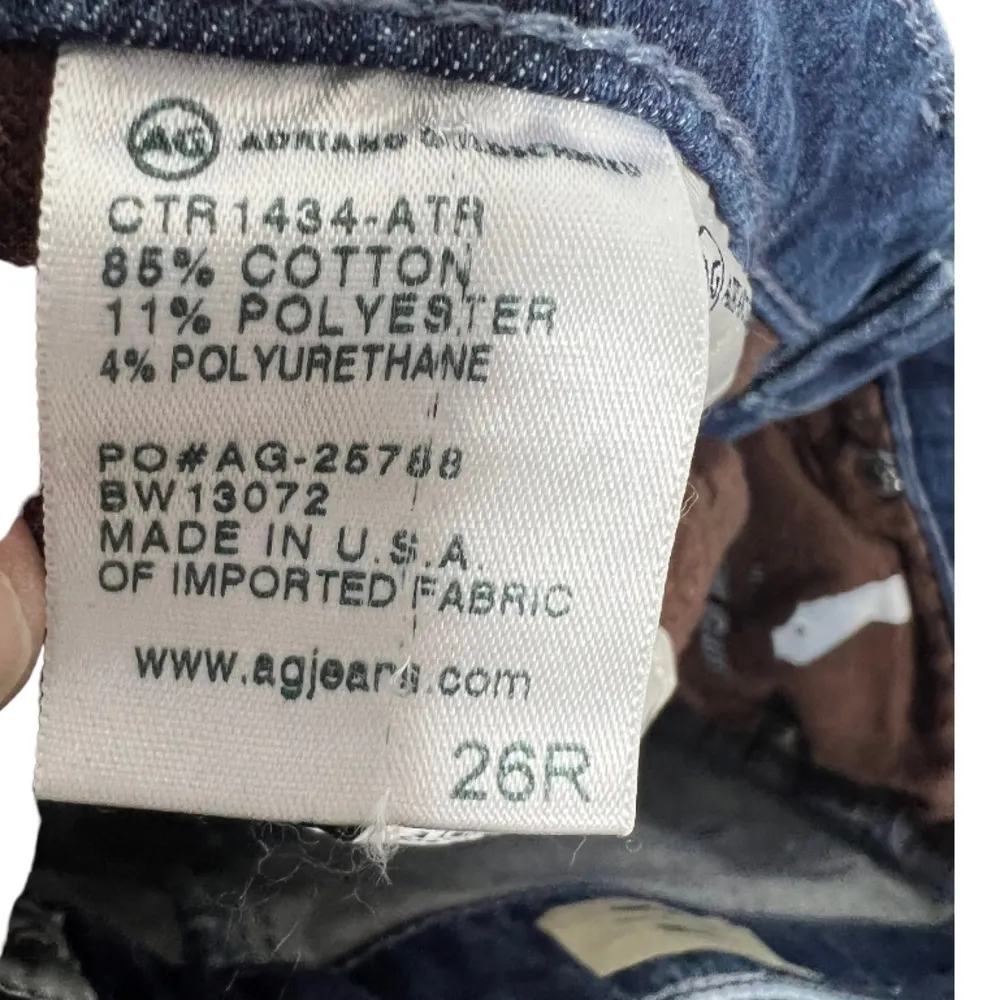 AG Adriano Goldschmied Prima Contour 360 Mid‎ Rise Cigarette Jeans 26 - Image 6