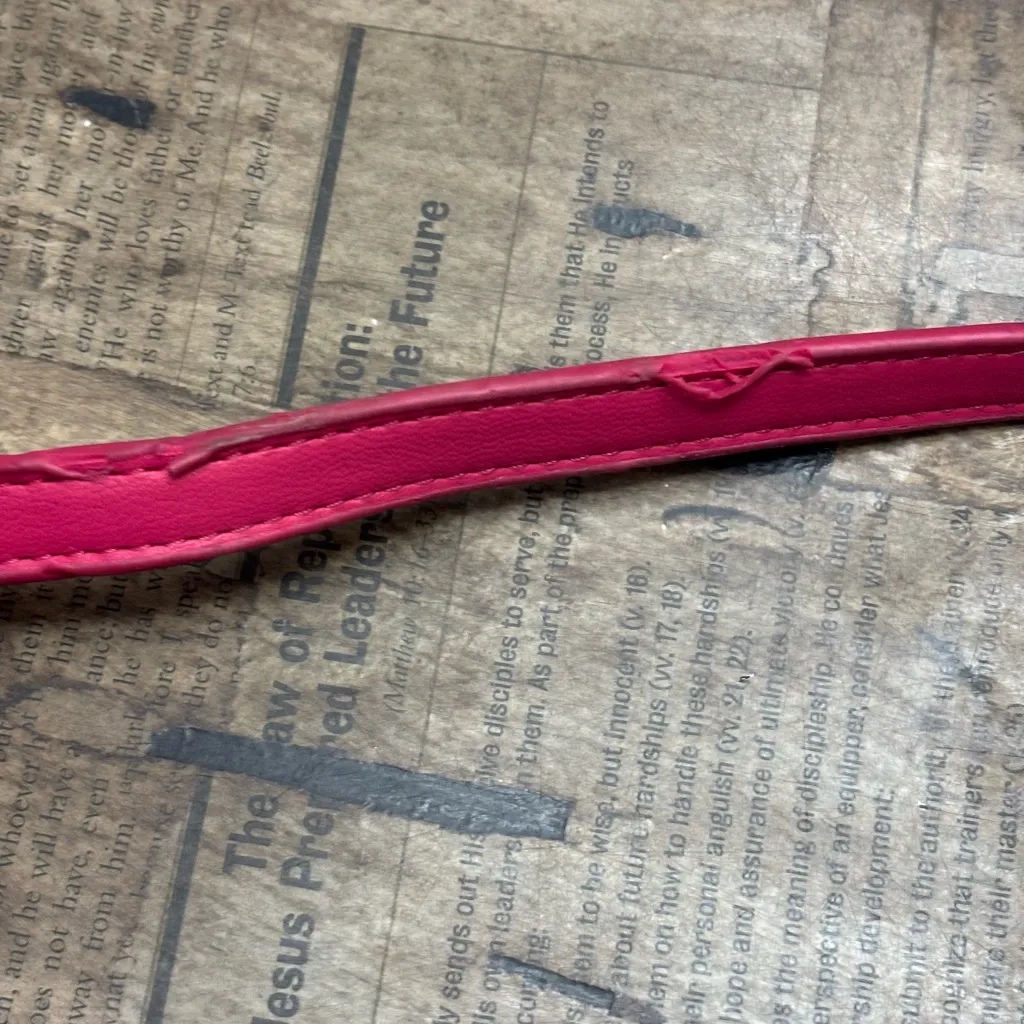 Betsey Johnson® Xodanie Fuchsia Quilted Hearts Bow Crossbody Bag - Image 13