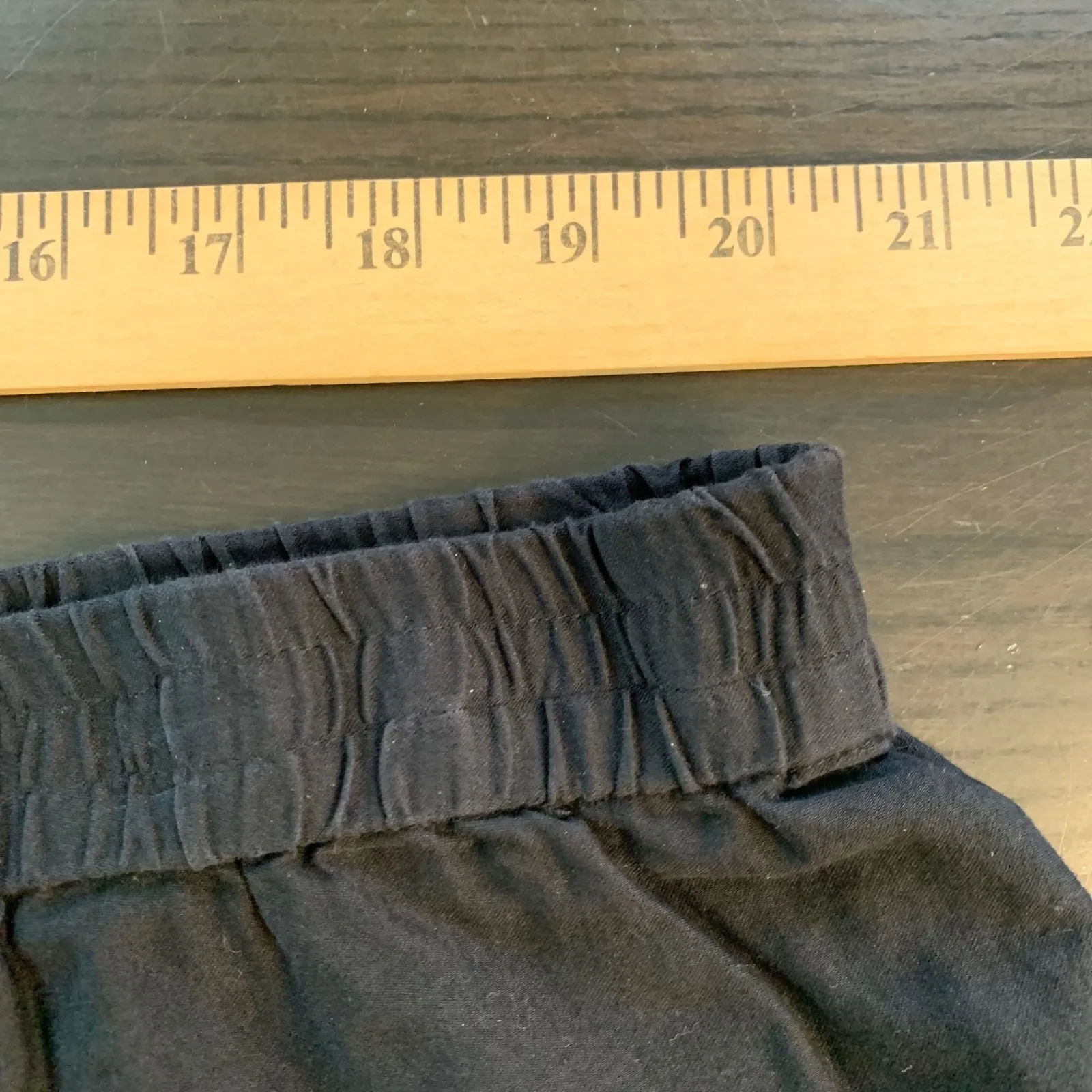 Roamans Black Cropped Pants Embroidered Plus Size 24W Casual Beachy Resortwear - Image 7