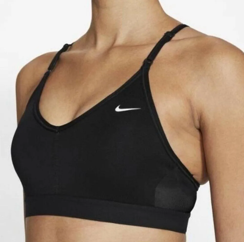 Nike Women's Indy V-Neck Sports Bra Size M - Image 3