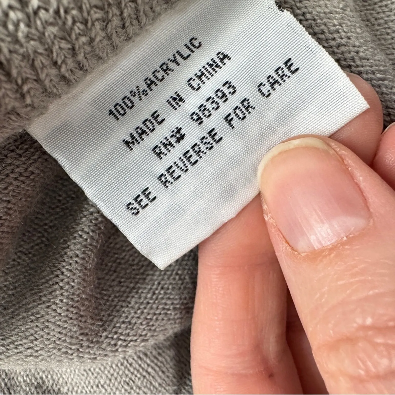 Pamela McCoy Grey Ruffled Wrap Shawl Womens OS Cardigan Sweater Cozy Warm Preppy Gray Size L - Image 10