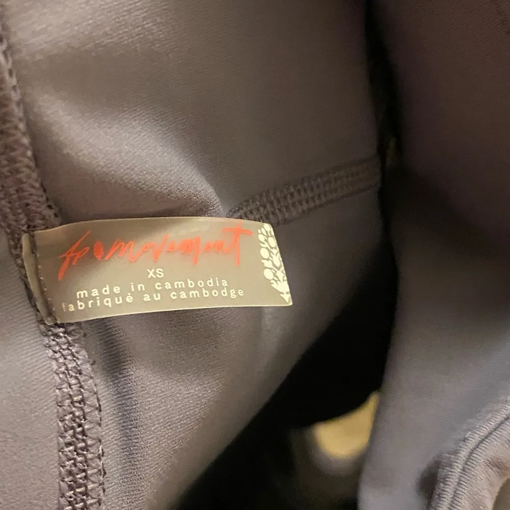 Free People Movement Wave Rider Shorts In Blue Granite Size XS. NEW - Image 5