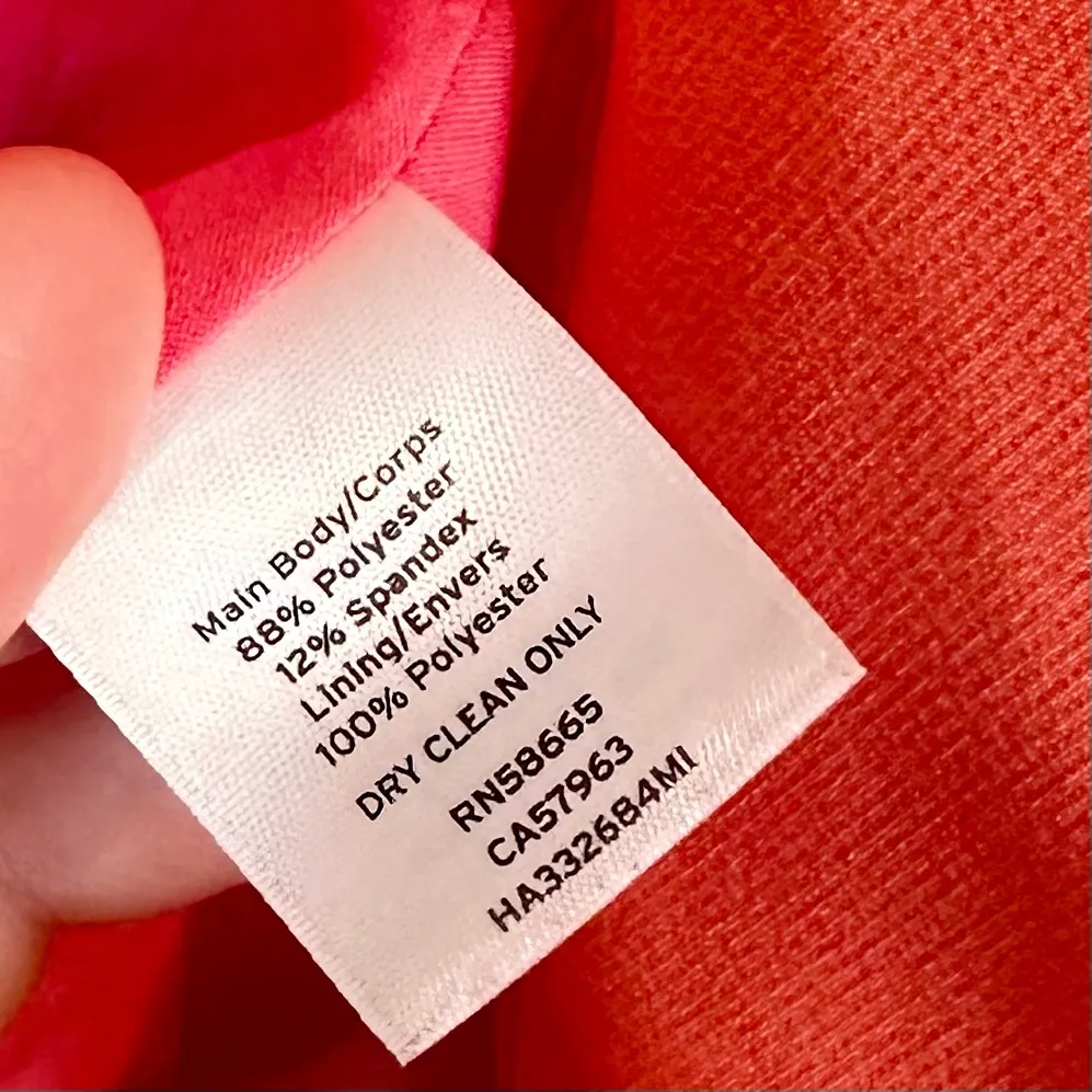 Halogen Vibrant Coral Open Front Blazer - Size: Small - Image 3