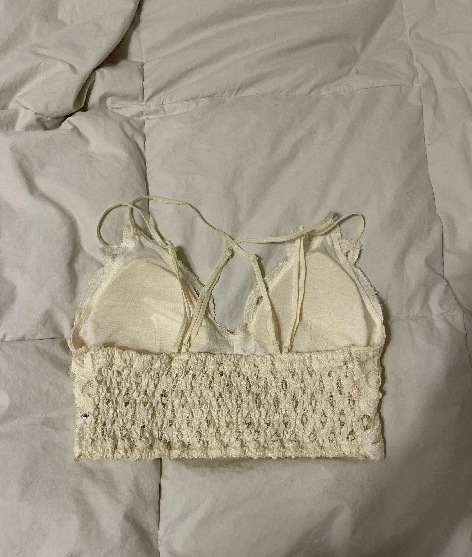 Apricot Lane Cream Bralette - Image 2