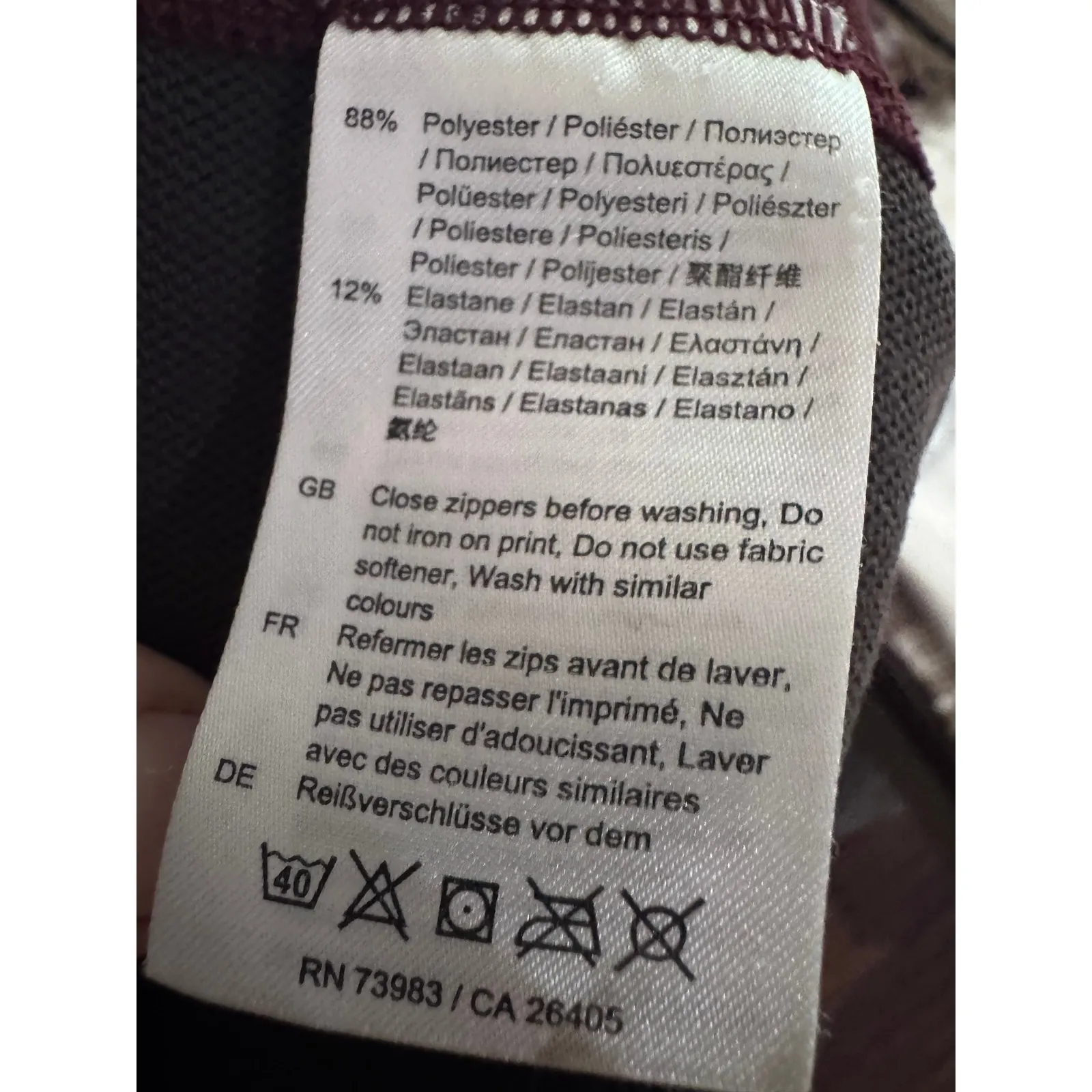 Helly Hansen Women's Purple Athletic Leggings with Pockets sailing pants - Image 6