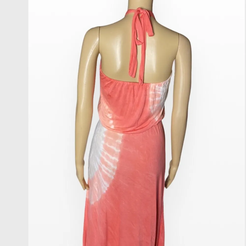 Young Fabulous & Broke Halter Key hole Tie Dye Long Dress Size S - Image 7