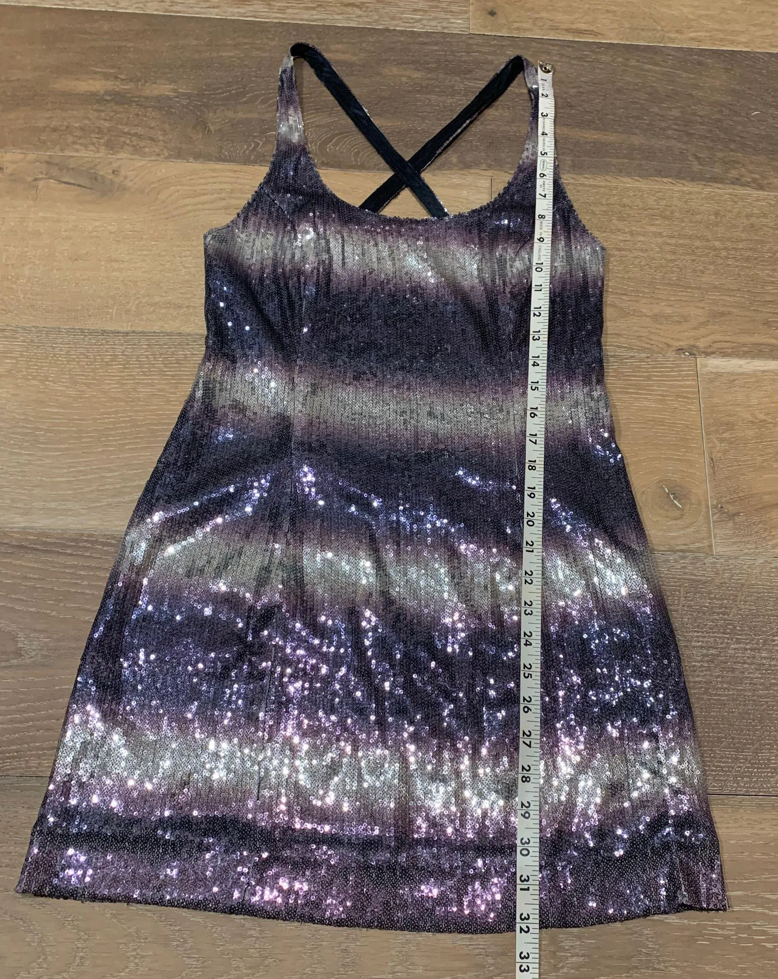 ZARA TFC Sequined Crisscross Backless Mini dress - Image 6