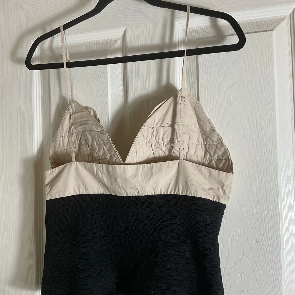 Zara strapless voluminous poplin top size large - Image 9