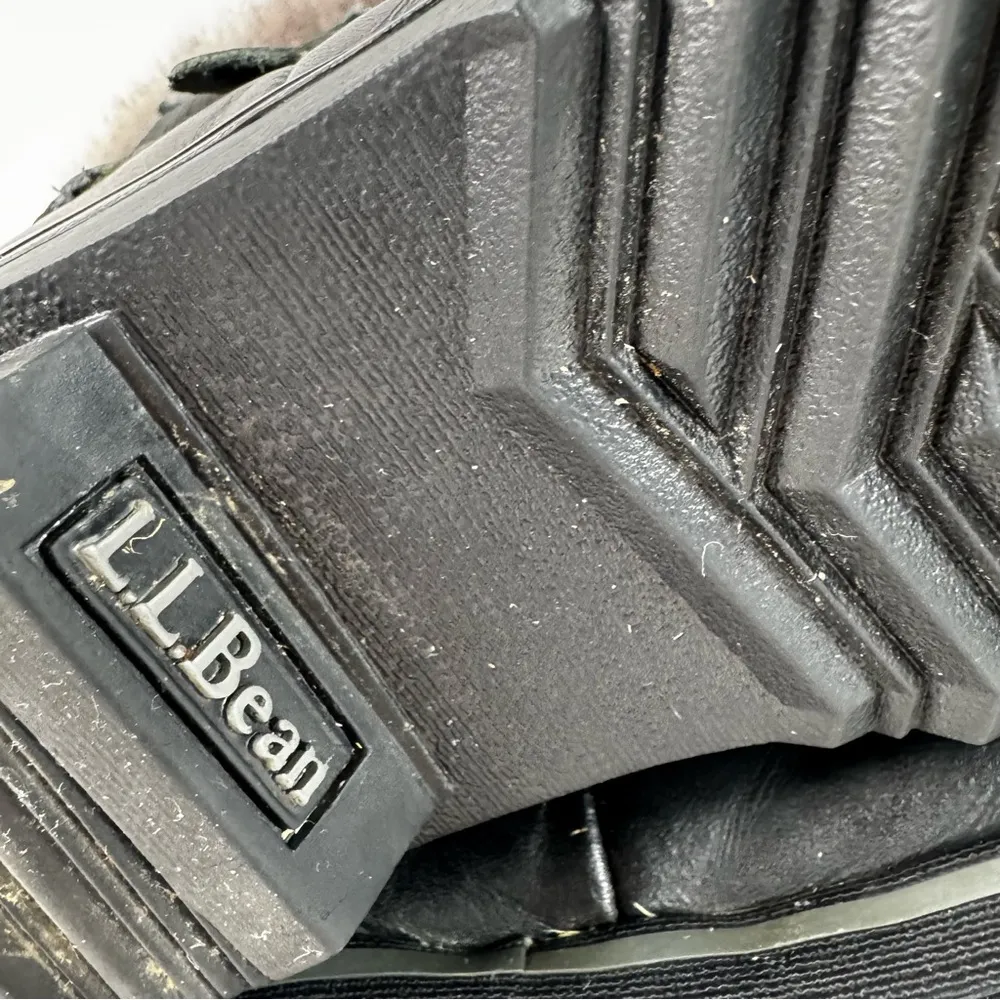 L.L. Bean Rangeley Nylon Boots Black Size 8 - Image 11