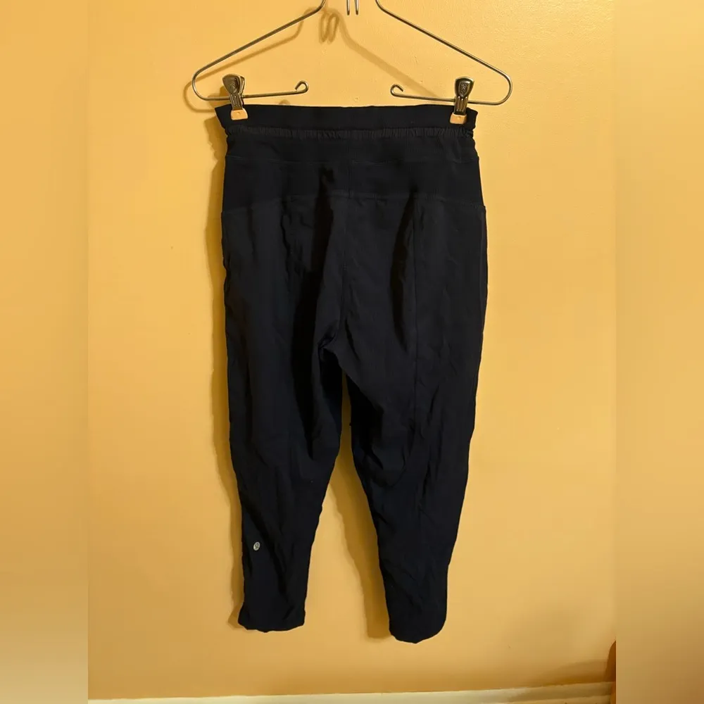 Dance Studio Crop *25” joggers in True Navy - Image 6