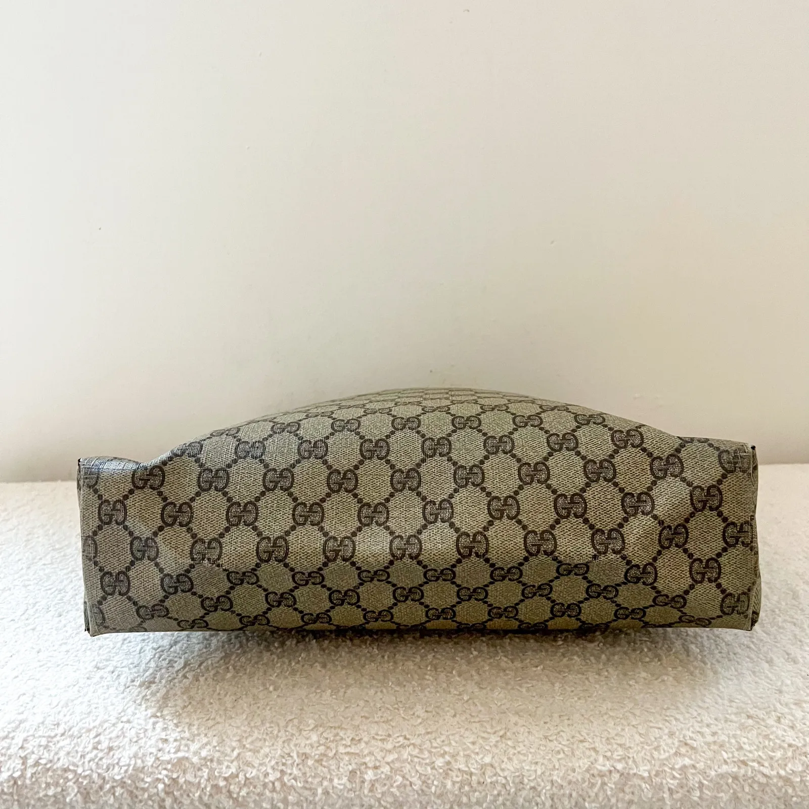 GUCCI Ophidia Coated Canvas and Leather Monogram Tote Bag - Image 4