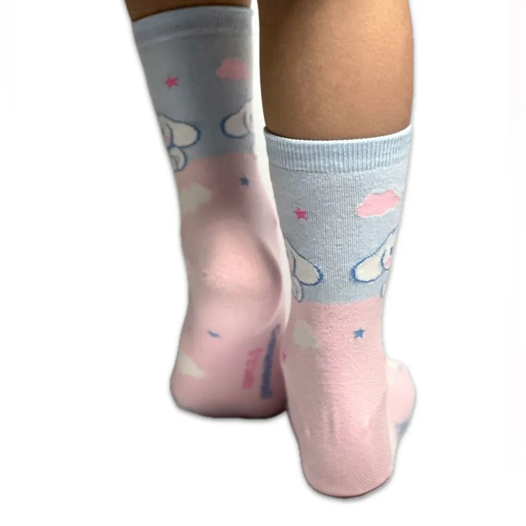 NWT Cinnamoroll Pink & Blue Crew Socks - Image 7