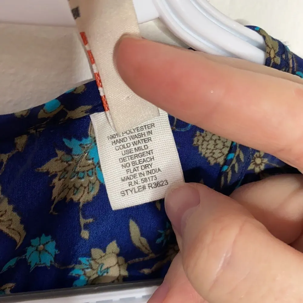 Evereve Raga Sapphire boho print romper sz S - Image 13