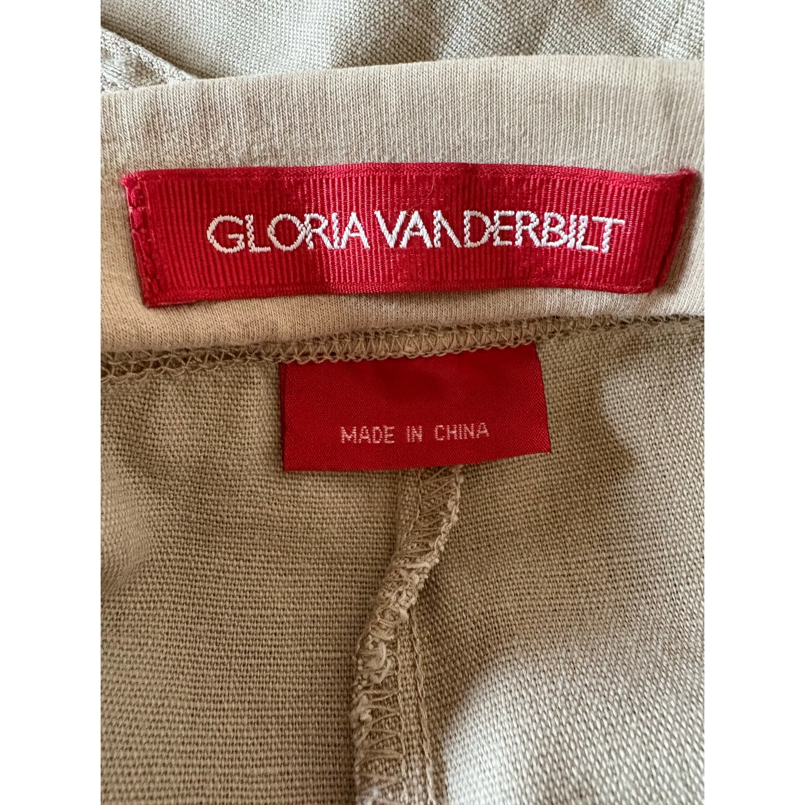 Gloria Vanderbilt linen blend skort size 6 - Image 7