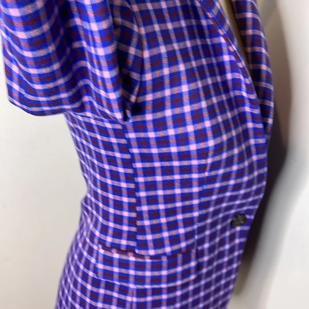 J. Crew Regent Blazer in Mott Plaid Royal Petunia‎ 0 - Image 6