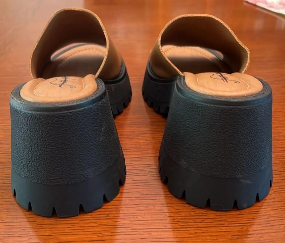 Free People  Winona Wedge Platform Sandal Brown - Image 10