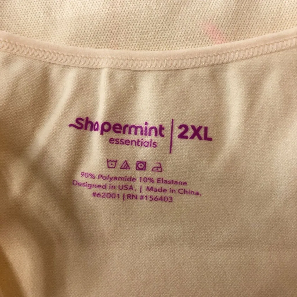 Shapermint All Day Every Day Scoop Neck Cami Nude Beige 2XL FLAW Size undefined - Image 4